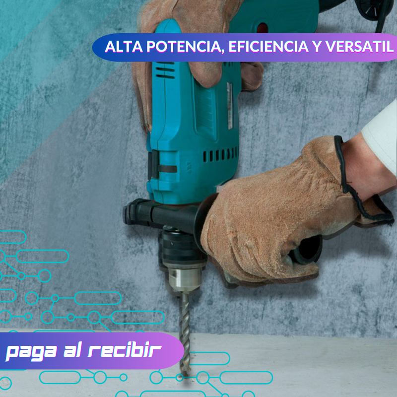 Taladro de percutor y esmeril de 220V