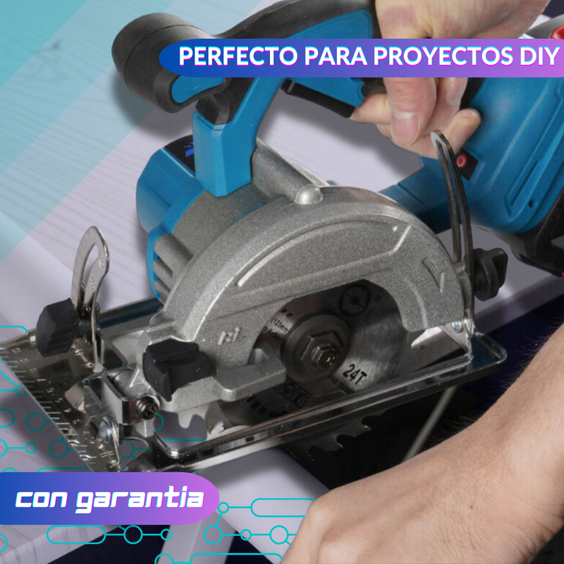 Sierra Circular Inalámbrica con dos Baterías de 98v 🔧