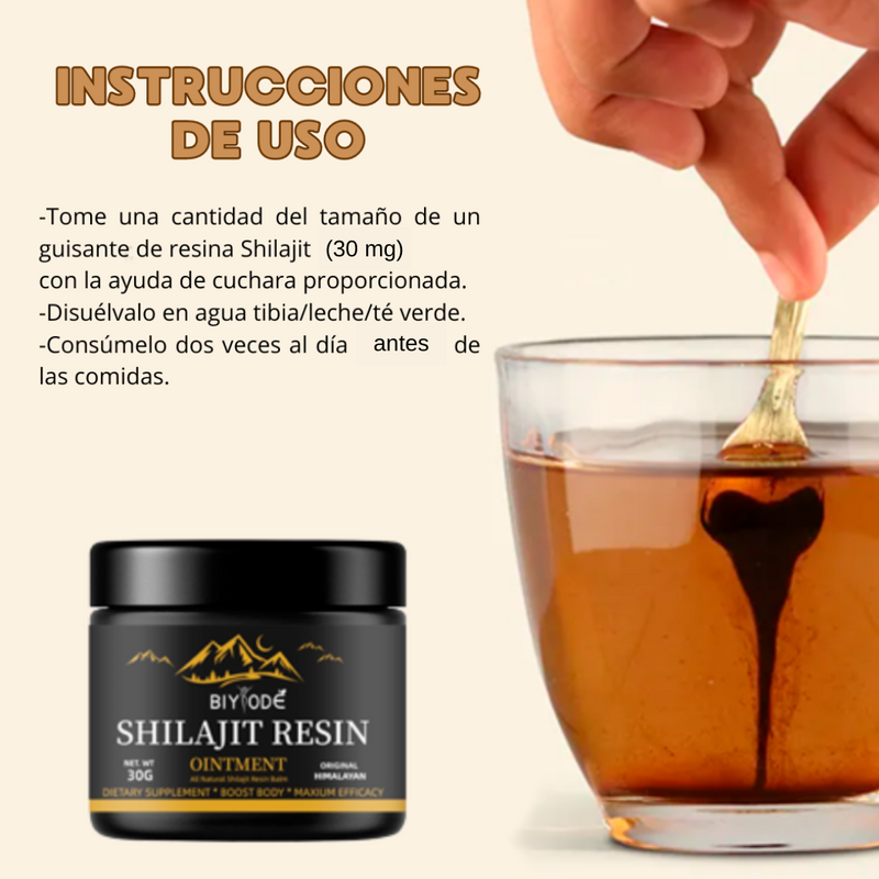 Shilajit 100% Puro 💎 -Fuente de Energía Vital del Himalaya