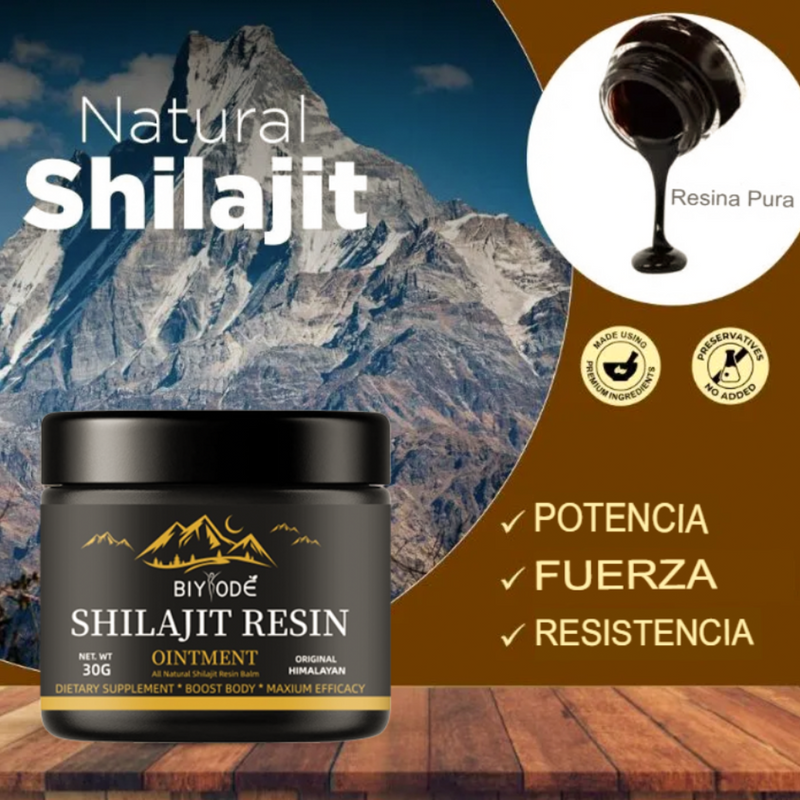 Shilajit 100% Puro 💎 -Fuente de Energía Vital del Himalaya