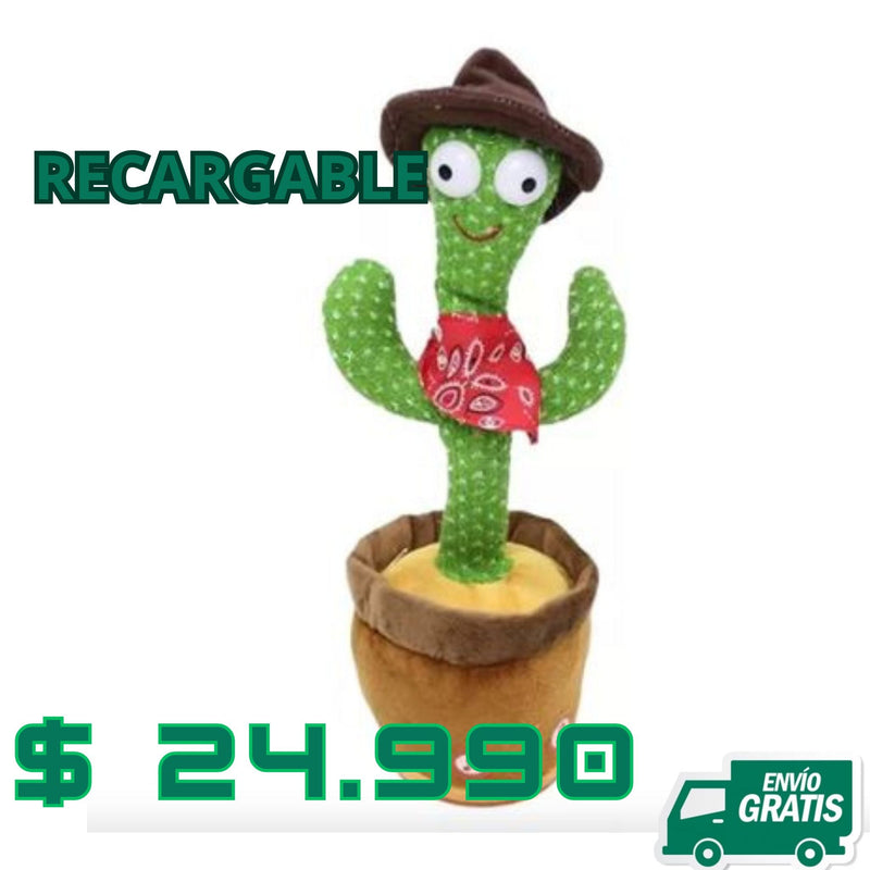 ⭐ Cactus Bailarín Imita Voz Musica vaquero