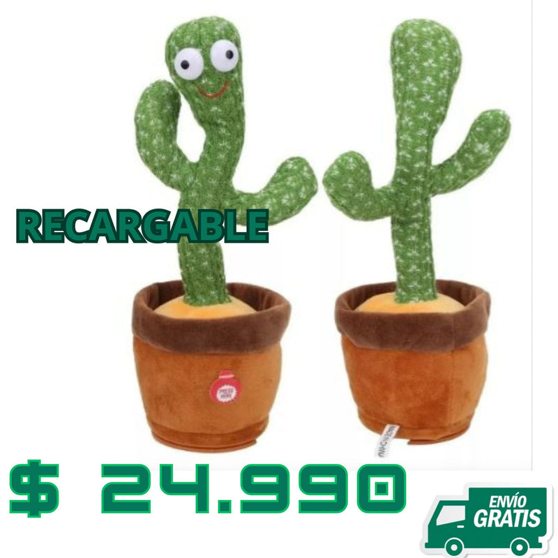 ⭐ Cactus Bailarín Imita Voz Musica vaquero