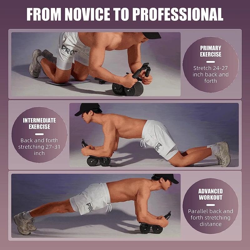 💪Rueda Abdominal Con Rebote Automático Con Timer - (PAGO CONTRAENTREGA)
