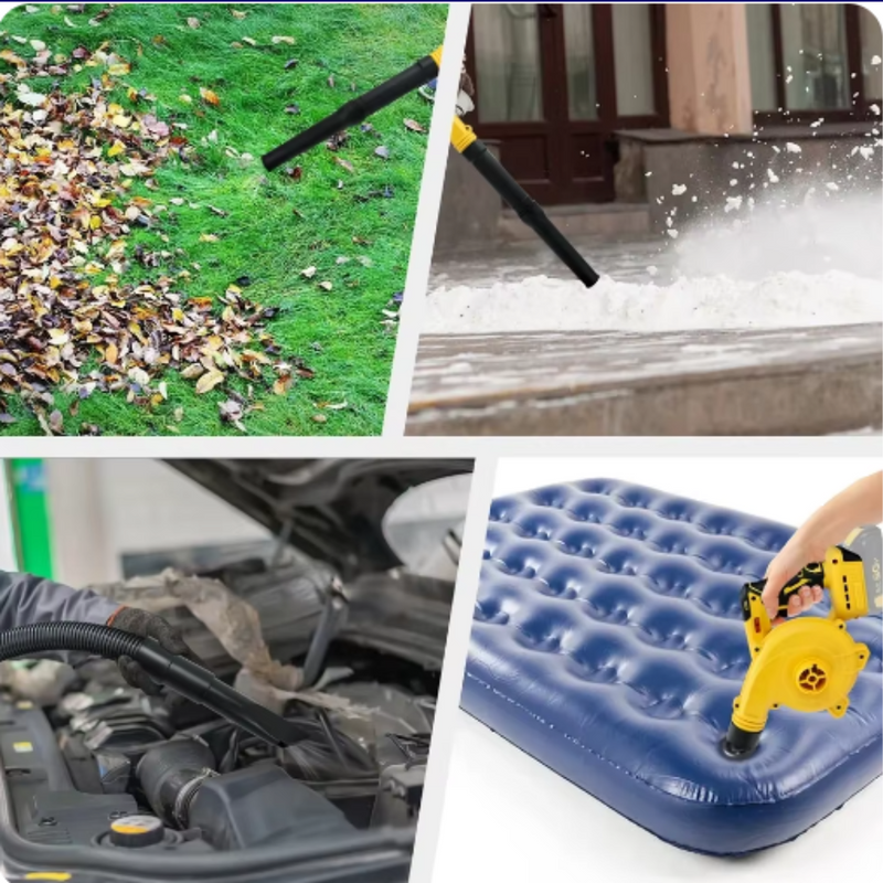 Soplador Y Aspiradora De Alta Potencia Inalámbrico 2 Baterías de 21v
