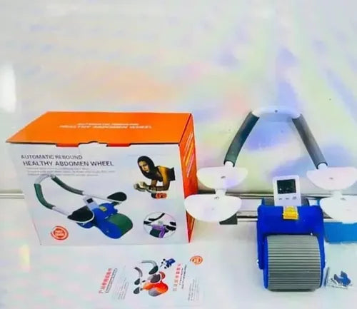 RODILLO PARA ABDOMINALES CON SOPORTE PARA CODOS Y SMARTPHONE